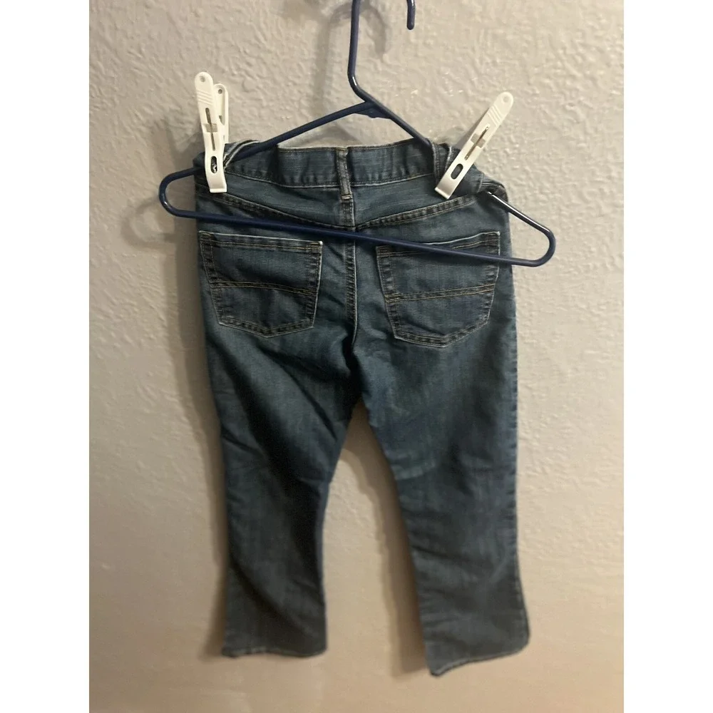 Childrens Place Boys Size 8 ‎ Bootcut Denim Blue Jeans Adjustable Waist